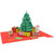 3D Pop Up Christmas Card: Evergreen Tree and Wrapped Presents Handmade: Merry Christmas