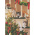 Christmas Card: Kittens on Staircase Looking at Tree