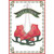 Christmas Card: Let It Snow - Red Ice Skates: Let It Snow