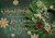 Evergreen Greetings: Wreath, Small White Flowers and Pine Cones Box of 25 Custom Verse Holiday Cards: Warmest Greetings of the season and Best Wishes in the New Year!
