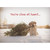 Across the Miles Christmas Card: Close at Heart - Blonde Lab Holding Tree Trunk in Snow: You’re close at heart…