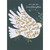Religious Christmas Card for Granddaughter: Angels Sing Glory to God - White Dove Silhouette: Just for You, Granddaughter - Angels Sing - Glory to God - Rejoice - Peace on Earth - Love and Light
