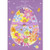 Floral Egg with Pink Ribbon: Mom Easter Card: Happy Easter to a Wonderful Mom