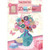 Sparkling Flowers in Blue Vase: Daughter Mother's Day Card: Happy Mother's Day Daughter