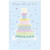 Pastel Layered Cake Birthday Card: From All of Us