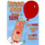 Bear with Red Foil Balloon on Textured Blue: Funny Son Birthday Card: Birthday Advice for you, Son - Don't worry about the past… You can't change it…
