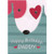 Dog Face with Red Heart Around Eye: Daddy Birthday Card: Happy Birthday, Daddy