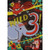 Tiger, Elephant and Monkey 3D Lenticular Motion Age 3 / 3rd Birthday Card: It's So Wild You're 3!