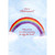 Rainbow in Clouds Achievement Congratulations Card: What an Achievement! When you set your mind to something, the sky's the limit!