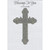 Blessings to You Silver Foil Cross Religious Easter Card: Blessings To You At Easter