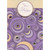 Purple and Gold Crescents and Circles Hand Decorated Designer Boutique Keepsake Birthday Card for Daughter: For a Special Daughter