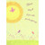 Pink Butterflies and Large Yellow Sun Birthday Card for Niece: Niece, May all of your wishes grow beautiful wings…