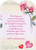 Another Year Has Come Pink Flowers Die Cut Z-Fold Wedding Anniversary Congratulations Card: Inside