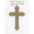 Gold Foil Accented Cross Birthday Card for Priest: Sending Birthday Wishes To A Very Special Priest
