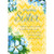 Siblings Can: Blue Flowers and Yellow Chevrons Birthday Card for Sister: On Your Birthday, Sister - “Siblings can look at each other and without saying a word - know in their hearts that their thoughts have been heard.”