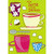 Coffee and Tea Cups on Green Diagonal Stripes Birthday Card for Sister: For You, Sister, On Your Birthday