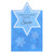 Glitter Stars on Blue: Sister Hanukkah Card: Wishing You a Wonderful Chanukah, Sister