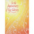 Swirling Glitter Lines on Orange and Yellow Sobriety Anniversary Congratulations Card: On the Anniversary of Your Sobriety