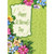 Colorful Floral Upper and Bottom Border St. Patrick's Day Card: Happy St. Patrick's Day