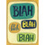 Blah Blah Blah Blah Talk Bubbles Funny / Humorous Birthday Card: Blah Blah Blah Blah