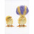 Chick with Tall Purple and Yellow Hair Funny / Humorous Feminine Birthday Card for Her : Woman : Women