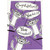 3 Black Outline White Cats on Purple Funny / Humorous Congratulations Card: Congratulations! You did it! You Succeeded!