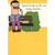 Man Eating Chocolates on Bench Funny / Humorous Friendship Card: Special friends are like rich, creamy chocolates... - CHOCO