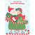 Santa and Mrs. Claus Hugging in Green Sleigh Juvenile Christmas Card for Young Granddaughter: Merry Christmas, Granddaughter