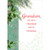 Swirling Silver Foil Vines and Holly on Light Blue Grandson Christmas Card: Grandson, you are a cherished part of Christmas