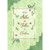 Holly, Red Foil Berries on Light Green Mother and Father Christmas Card: With Love, Mother and Father, At Christmas