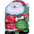 Santa Holding Green Bag of Toys Die Cut Juvenile Christmas Card for Young Grandson: For a Terrific Grandson