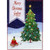 Decorated Evergreen Tree and Sled on Snowy Hillside Godson Christmas Card: Merry Christmas, Godson