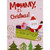 Cute Santa Flying in Green and Gold Sleigh Juvenile Mommy Christmas Card from Child : Kid: Mommy, it's Christmas!