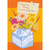 Milk Carton Flower Bouquet Teacher Appreciation / Thank You Card from Girl: Thank You For Being A Terrific Teacher!