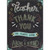 Above And Beyond Chalkboard Teacher Appreciation / Thank You Card: Teacher, Thank You For Always Going Above & Beyond