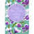 Purple and White Flowers on Teal, 3D Tip On Banner, White Ribbon, Gems Hand Decorated One I Love Easter Card for Husband, Wife, Boyfriend, Girlfriend: To The One I Love on Easter and Always