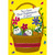 Brown Basket, 3 Cute Eggs, Flowers and Smiling Jelly Beans Juvenile Easter Card for Great-Granddaughter: For a Sweet Great-Granddaughter at Easter