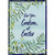 Green and Silver Foil Vines on Light Blue : Dark Blue Border Godson Easter Card: For You, Godson, at Easter