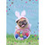 Easter Kisses : Dog in Pink Bunny Outfit Funny : Cute Easter Card from Dog: Easter Kisses from the Dog