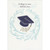 College is Now Behind You : Swirls and Grad Cap College Graduation Congratulations Card: College is now behind you…