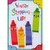 Four Colorful Crayons : Stepping Up to Next Grade Juvenile / Kids Congratulations Card: You're stepping up!