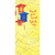 Orange, Blue and Red Paper Lanterns on Yellow Money Holder / Gift Card Holder Graduation Congratulations Card: May all you've learned light the way…