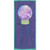 The Future : Crystal Ball on Blue and Purple Money Holder / Gift Card Holder Graduation Congratulations Card: The future…