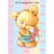 Teddy Bear Holding Blue Basket With Flowers Grandparent's Day Card: It’s Grandparent’s Day!