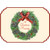 Wreath: A Christmas Message Die Cut Christmas Card: A Christmas Message