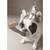 Bulldog Wearing Hat and Blowing Party Horn Funny / Humorous Dog Birthday Card