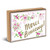 Sweet Floral Natural Box of 10 Thank You Note Cards: Merci Beaucoup!