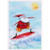 Santa Surfing Warm Weather Christmas Card