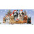 Puppies in Santa Hats Box of 14 Long Glitter Dog Christmas Cards