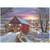 Sleigh in Covered Bridge Box of 16 Christmas Cards